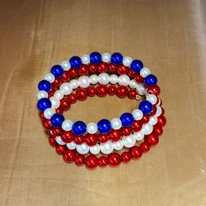 4th of July bracelet